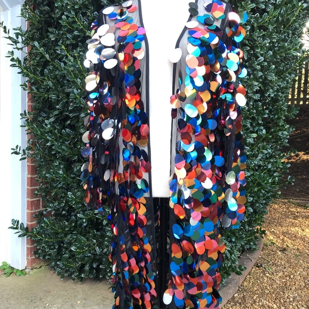 Sequin Show stopping Duster WITH POCKETS! - Picture 9 of 16